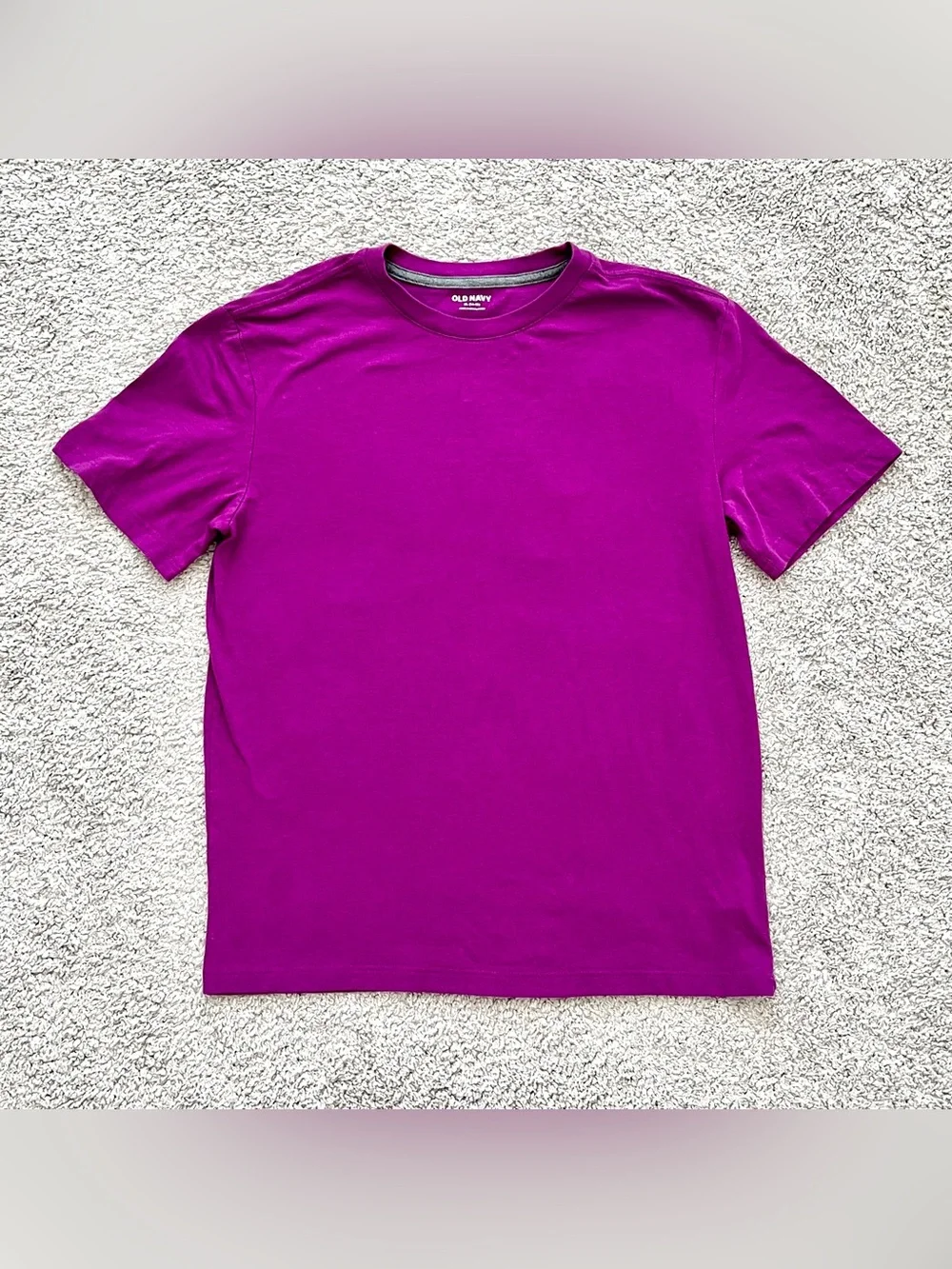 Old Navy Boys Short Sleeve Tee - Bright Magenta